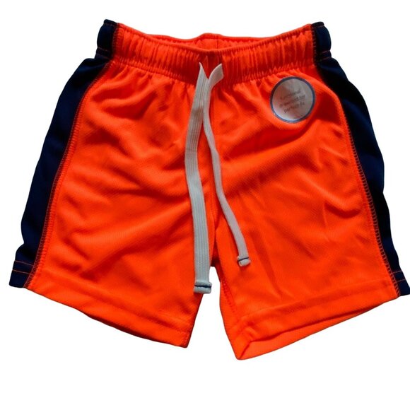 Carters Boys Athletic, Elastic Waist Shorts-Orange-Size 18 Months-NWT - Picture 1 of 4